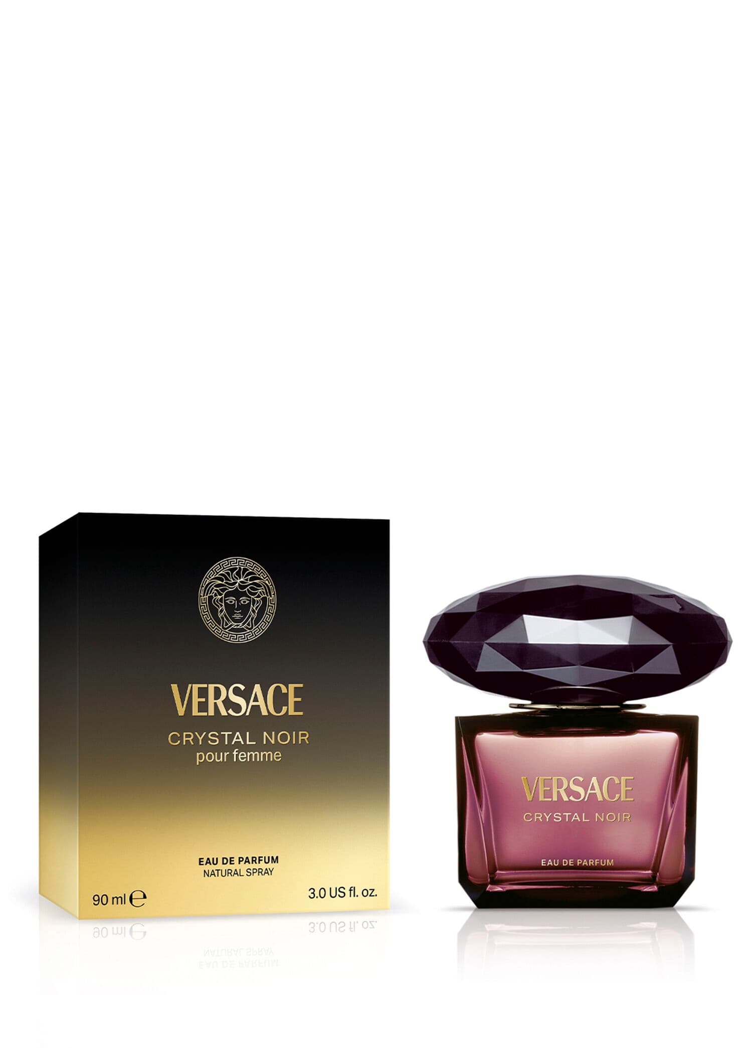 Versace Crystal Noir Edp 90ml Bayan Tester Parfüm görsel 2, 2/2
